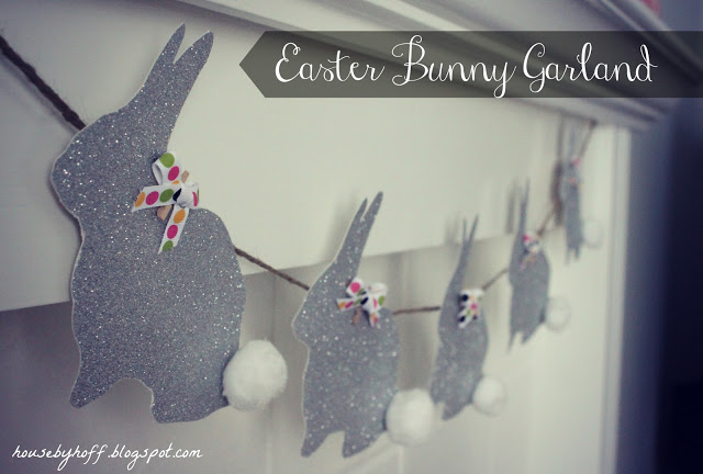 Up close picture of the sparkly bunnies.