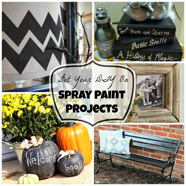 Get your DIY on spray paint projects poster.