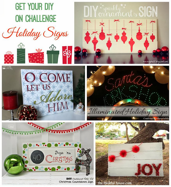 Get your DIY on challenge poster for bloggers.