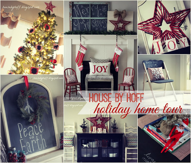 holiday decorating ideas via housebyhoff.com holiday decorating ideas via housebyhoff.com