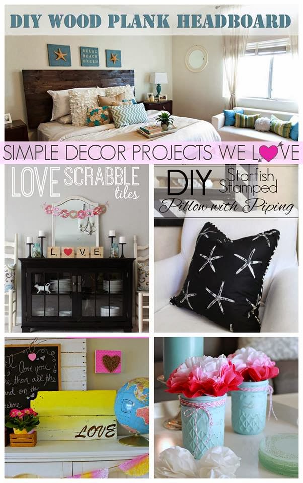 DIY wood plank headboard poster.