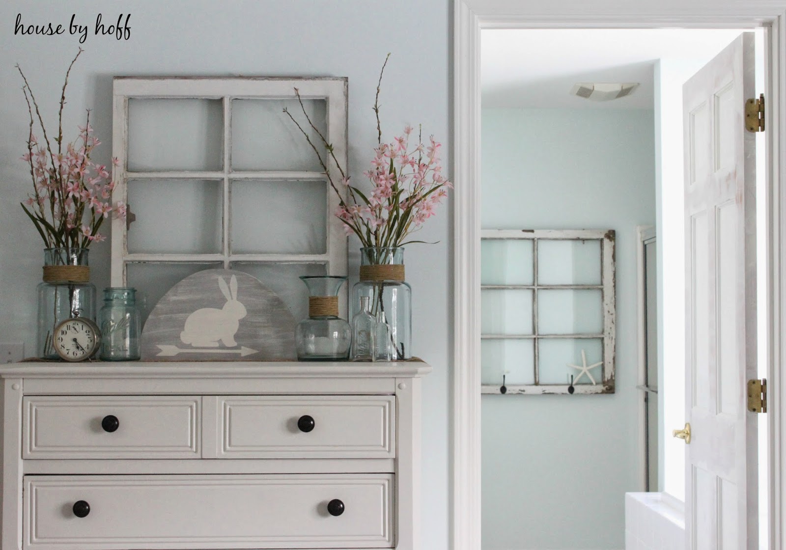 how to decorate for spring via housebyhoff.com how to decorate for spring via housebyhoff.com