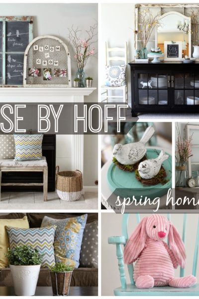 decorating for spring via housebyhoff.com