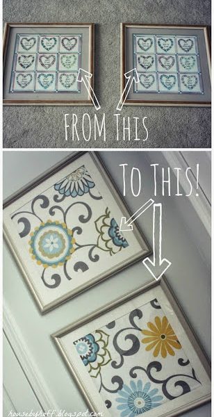 how to decorate with repurposed items via housebyhoff.com