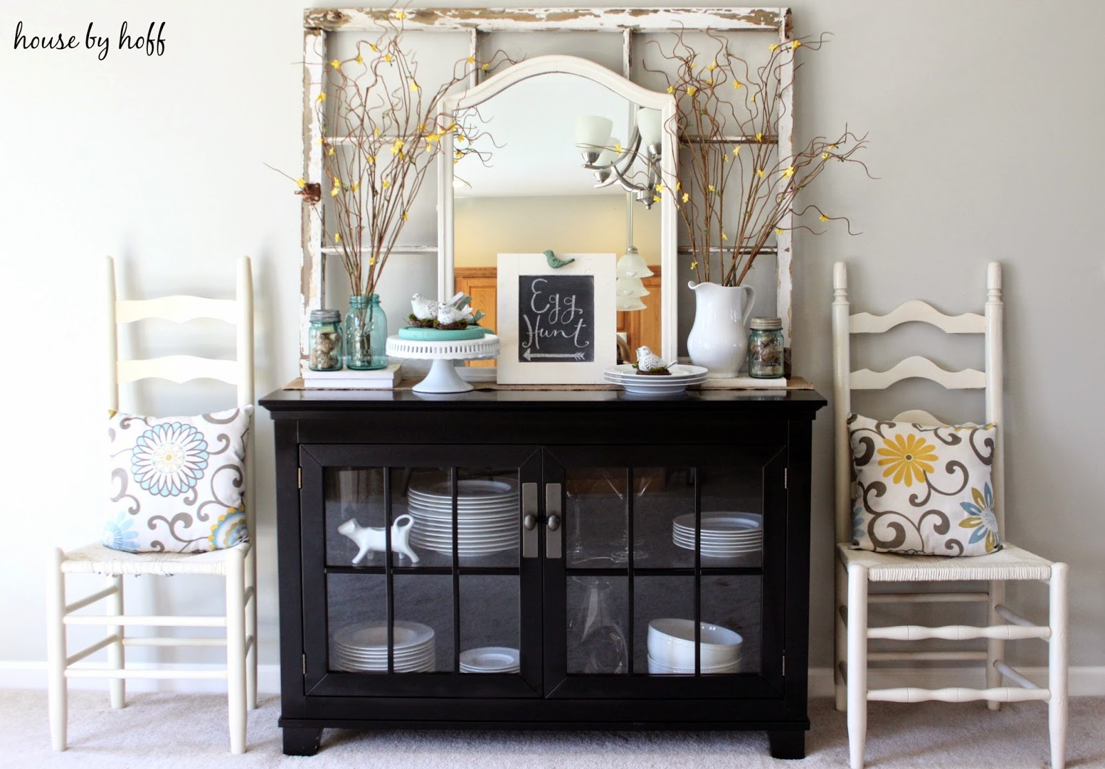 decorating for spring via housebyhoff.com decorating for spring via housebyhoff.com