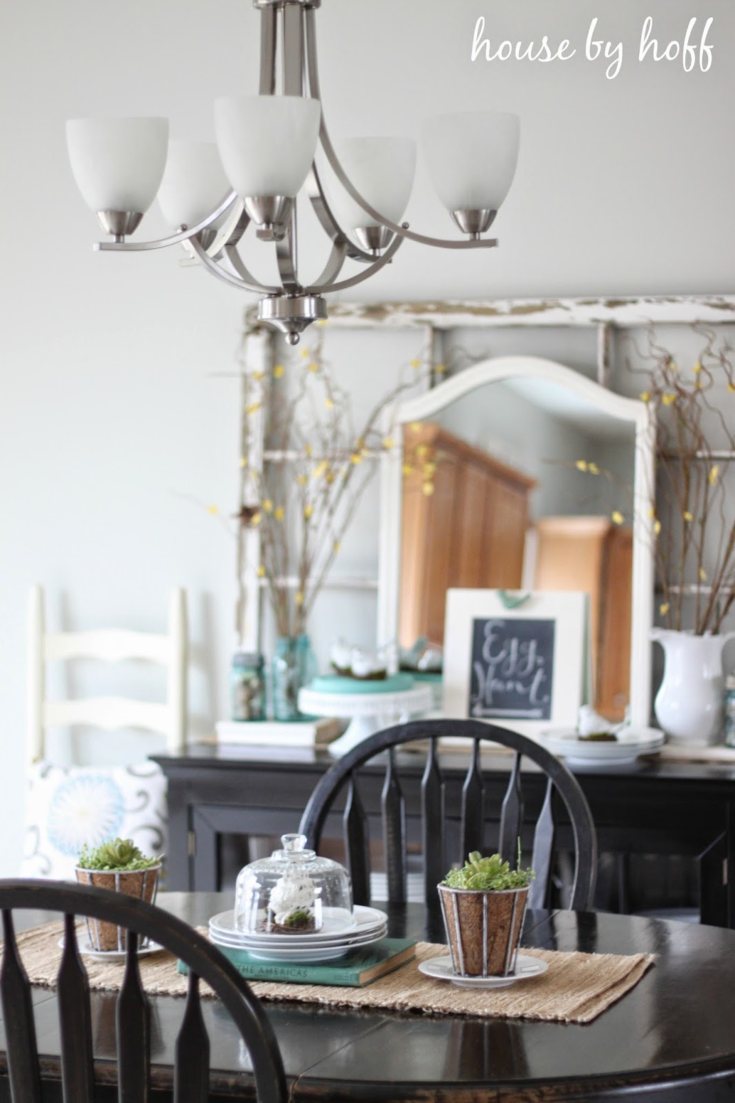 decorating for spring via housebyhoff.com