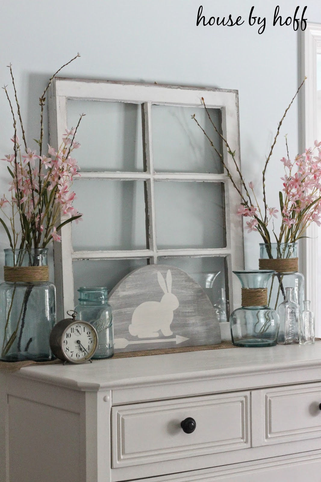 decorating for spring via housebyhoff.com