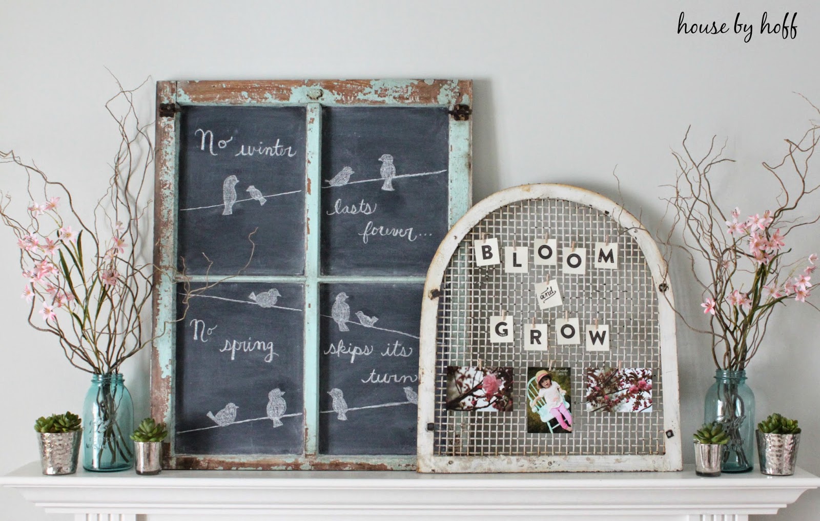 decorating for spring via housebyhoff.com decorating for spring via housebyhoff.com