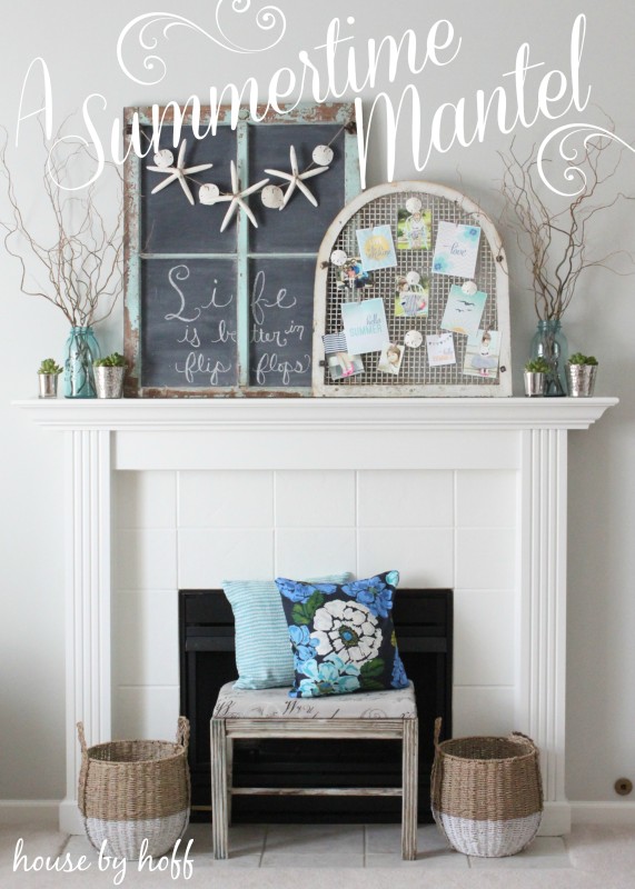 a summertime mantel 1