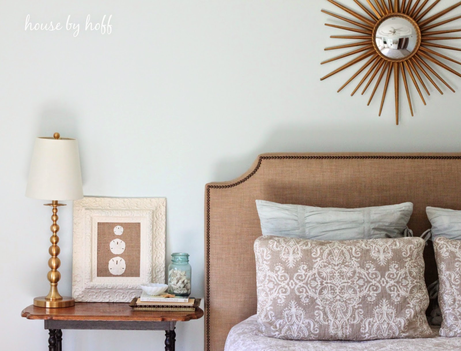 how to make DIY seahshell art via housebyhoff.com