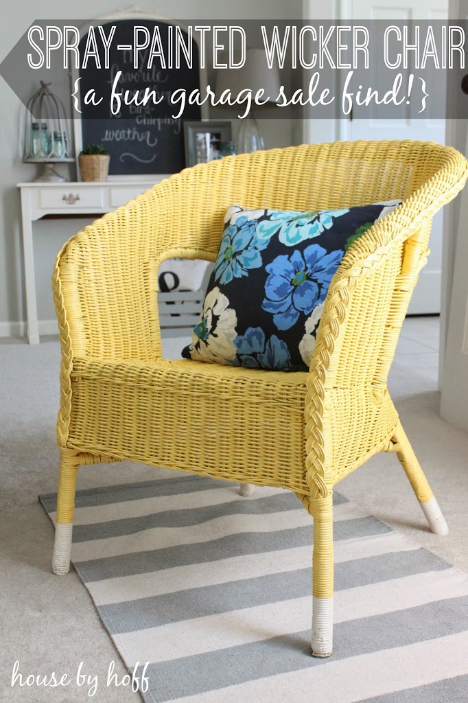 How To Quickly Paint Wicker Furniture