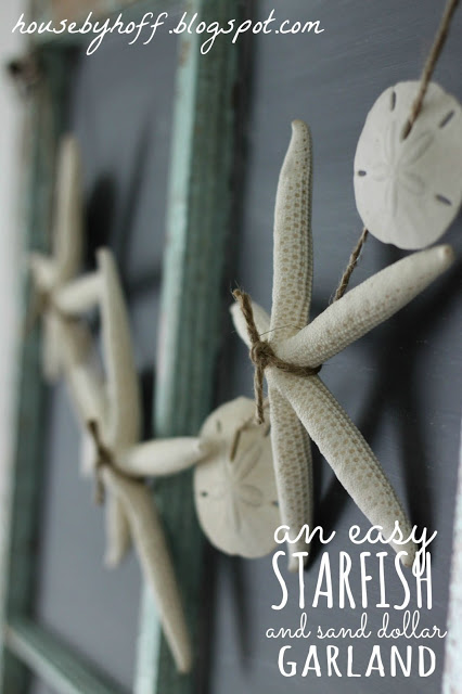 Starfish garland art.