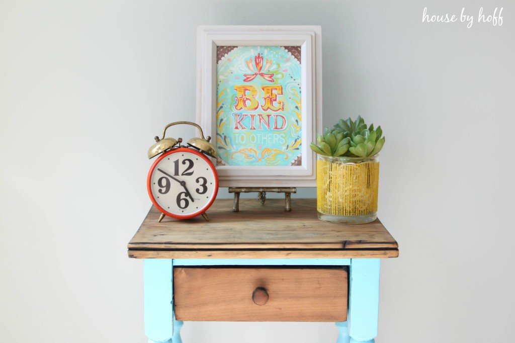 turquoise two toned table-4