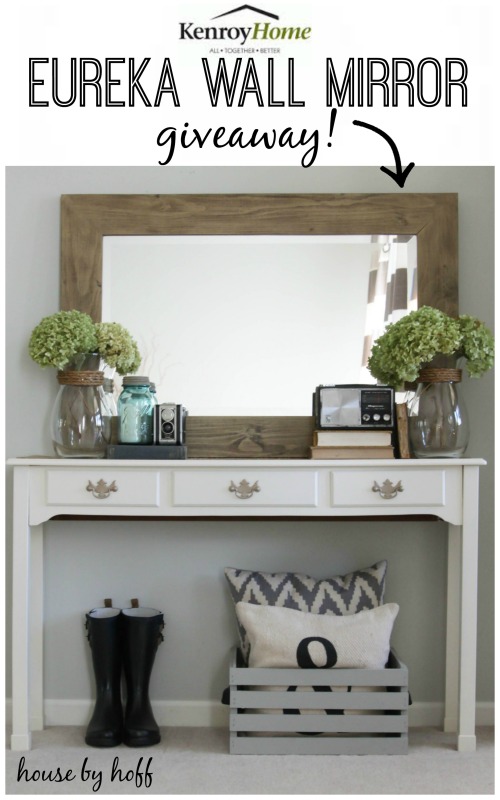 Kenroy Home Eureka Wall Mirror Giveaway! House by Hoff