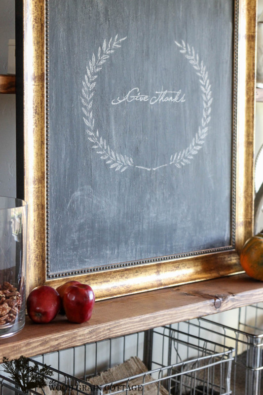 Picture Frame to Chalkboard by The Wood Grain Cottage (2)