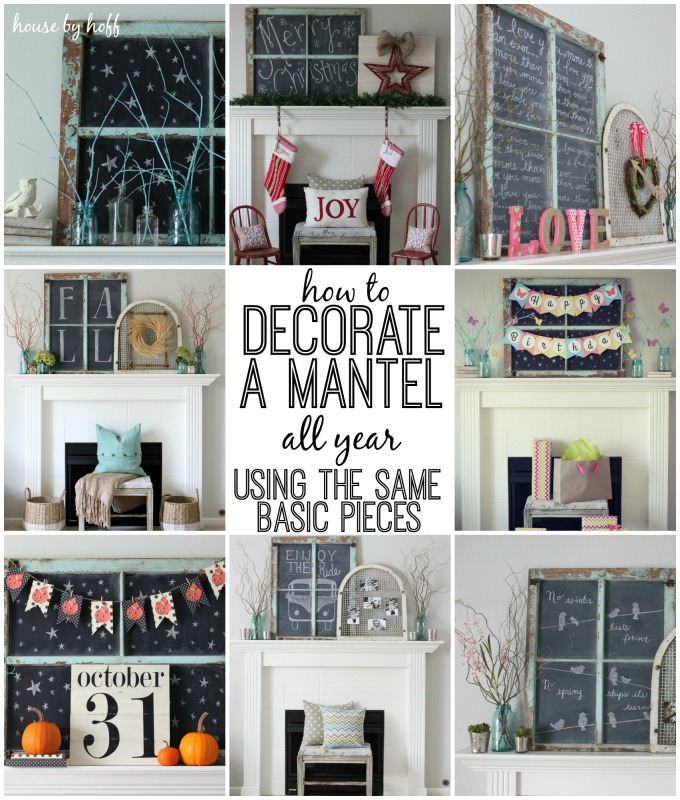 How to Decorate a Mantel All Year