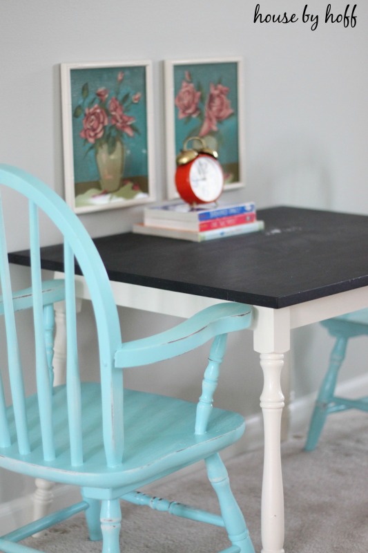 Chalkboard Table via housebyhoff.com