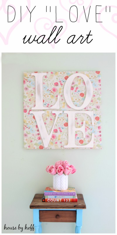 DIY Love Wall Art poster.