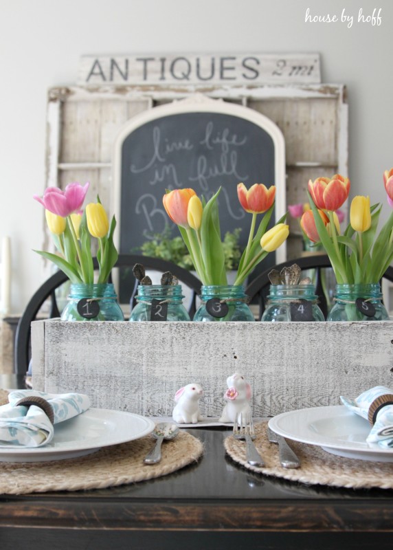 A Spring Tablescape via House by Hoff