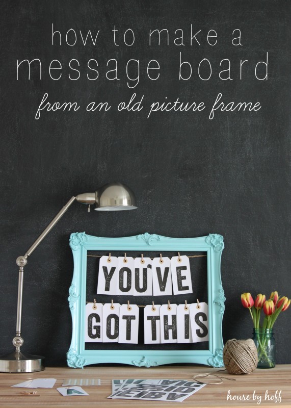How-to-Make-a-Message-Board-From-an-Old-Picture-Frame-via-House-by-Hoff-571x800