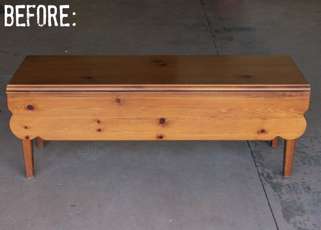 Coffee Table Makeover via House by Hoff7