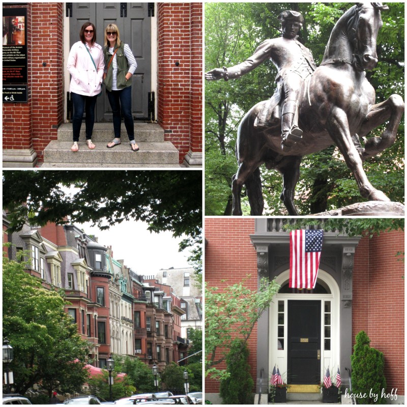 Old historical buildings in Boston.