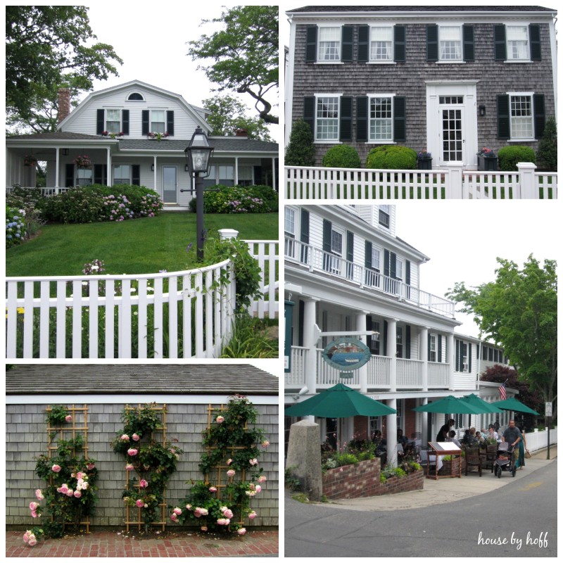 Old historical homes in Edgartown, Martha's vineyard.