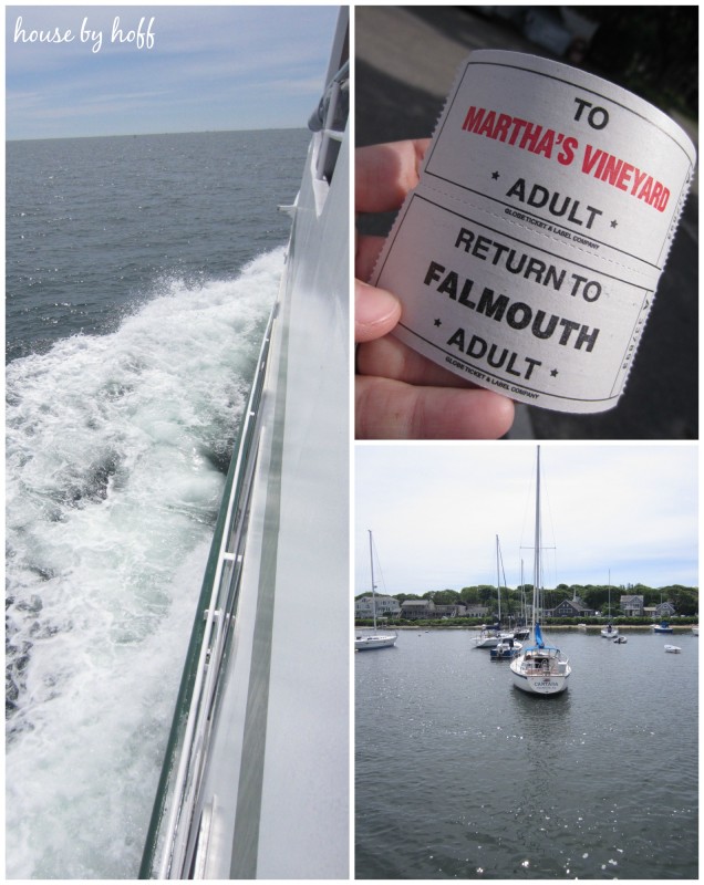 Ferry ride to Martha Vineyard.