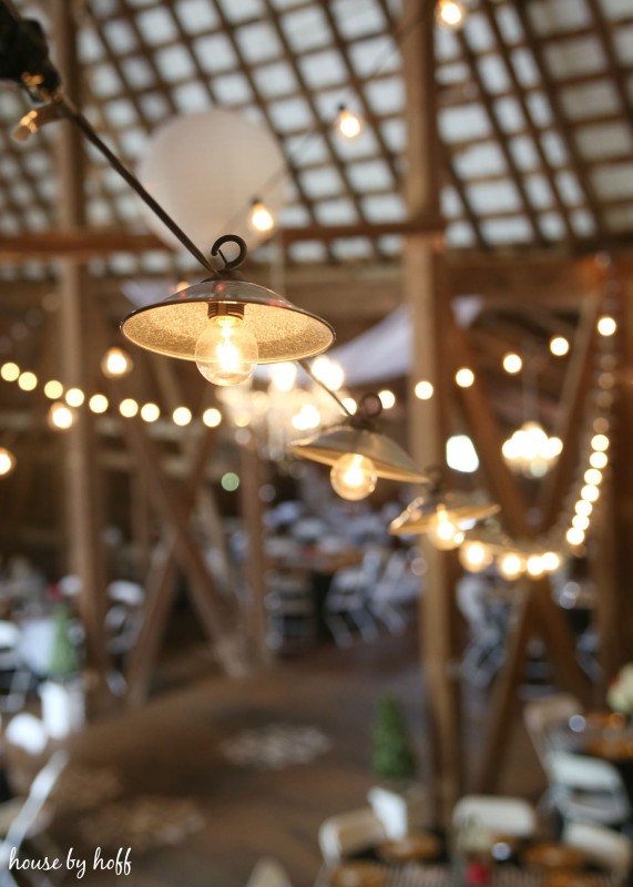 A Rustic-Glam Wedding Reception via House by Hoff