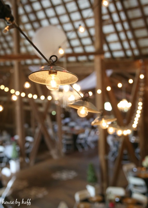 A Rustic-Glam Wedding Reception via House by Hoff