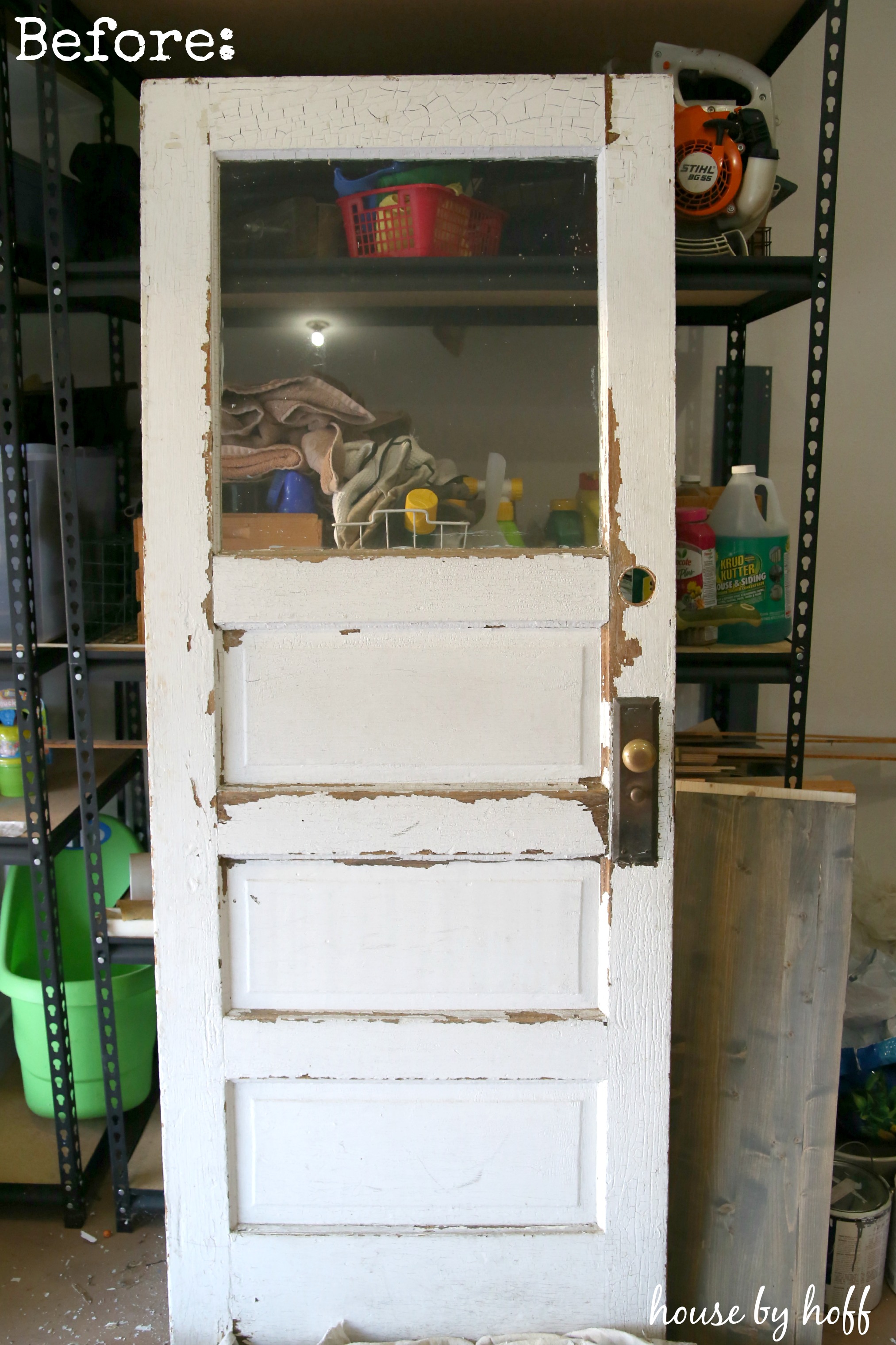 How to Upcycle an Old Door House by Hoff
