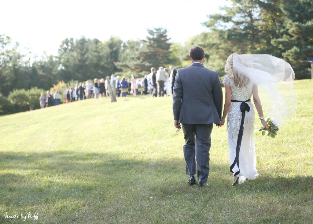 A Rustic-Glam Wedding Reception via House by Hoff