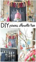 DIY Silhouette Princess Tree