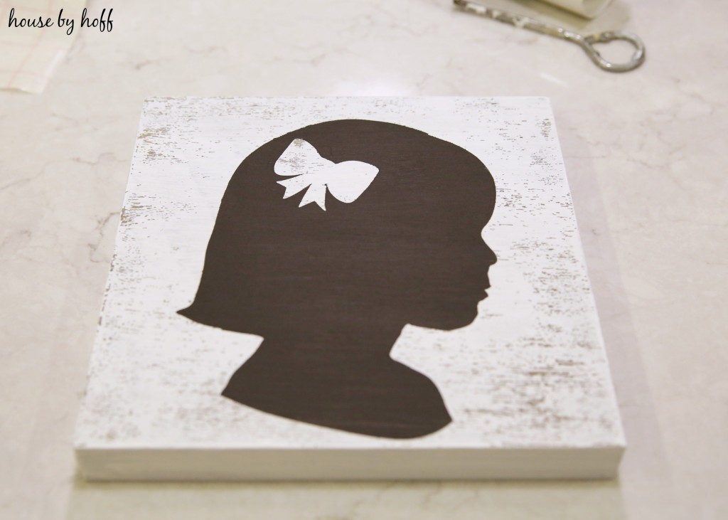 DIY Silhouette Art via House by Hoff