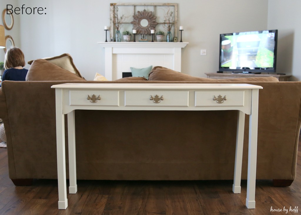 Console Table Makeover via House by Hoff