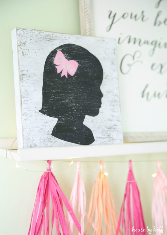 DIY Silhouette Art via House by Hoff