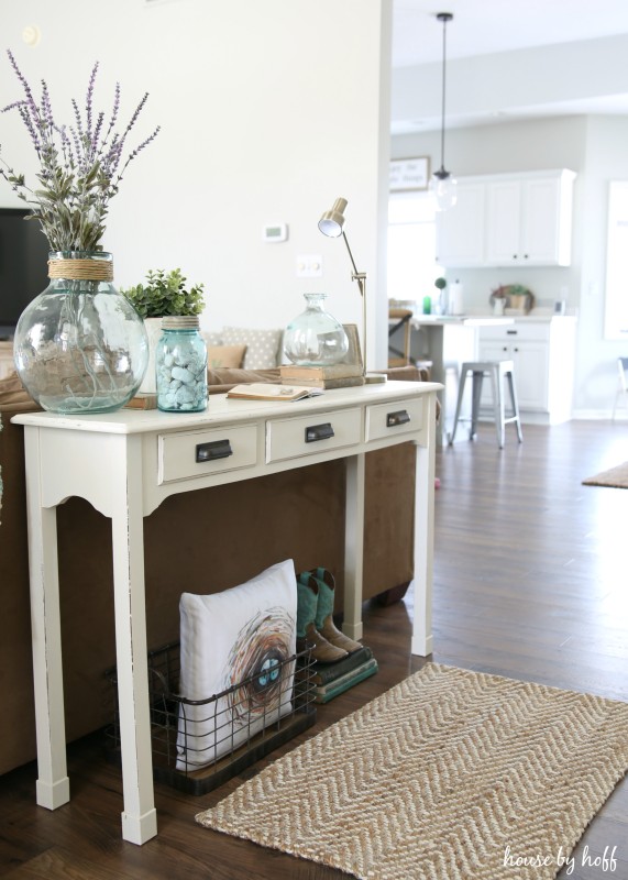 Console Table Makeover via House by Hoff