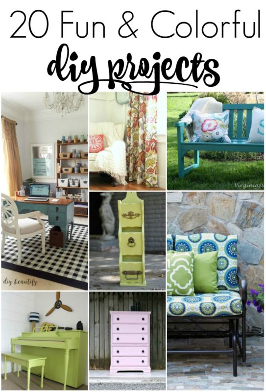 20 Fun & Colorful DIY Projects