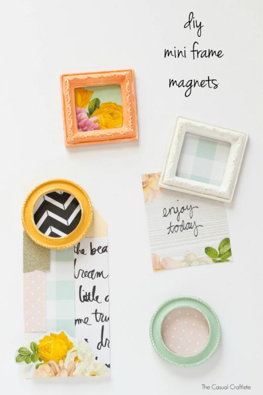 DIY-Mini-Frame-Magnets-from-TheCasualCraftlete.com_