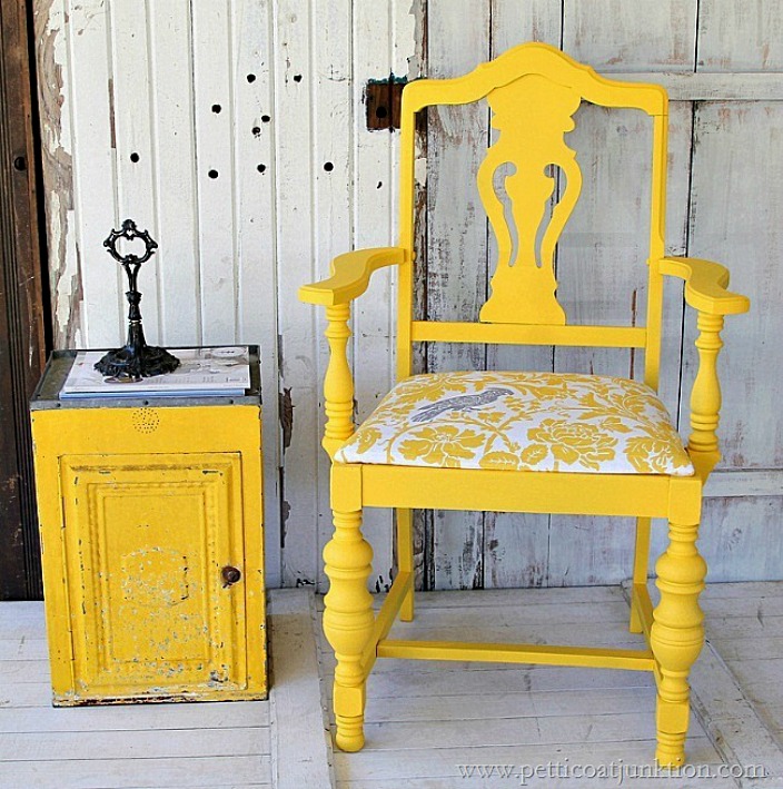 bold-yellow-chair-with-covered-seat-petticoat-junktion