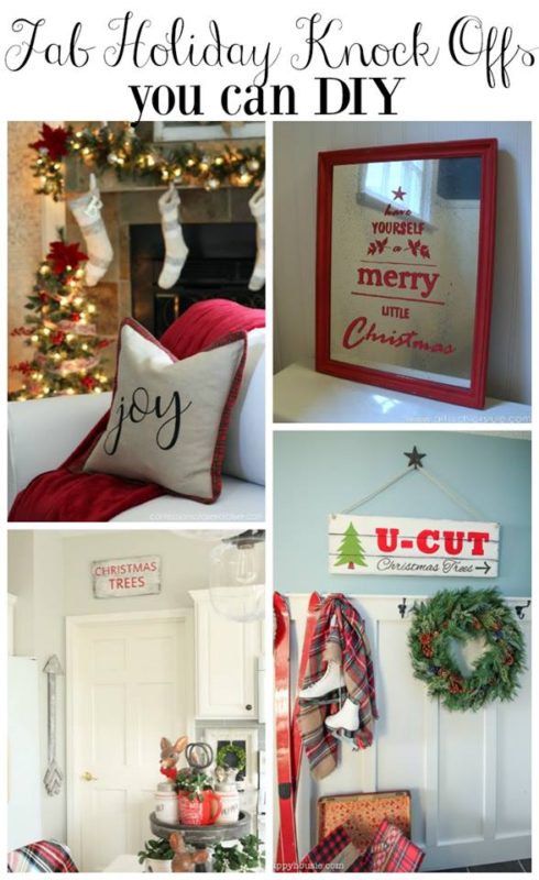 Fab Holiday knock offs you can DIY poster.