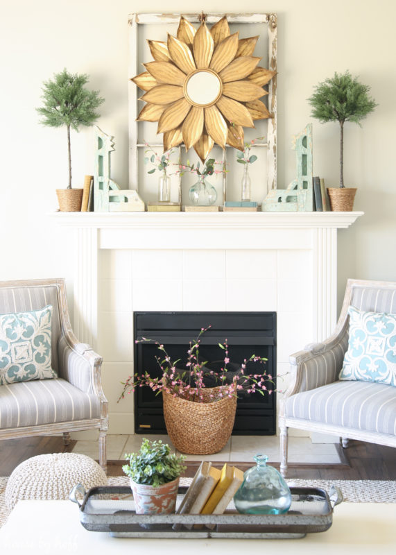 Seasonal Simplicity Spring Living Room