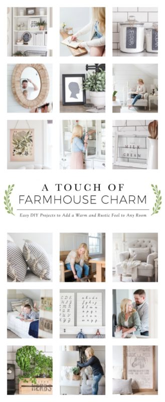 A Farmhouse Charm book cover.