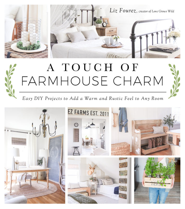 Front cover of book A Touch Of Farmhouse Charm.