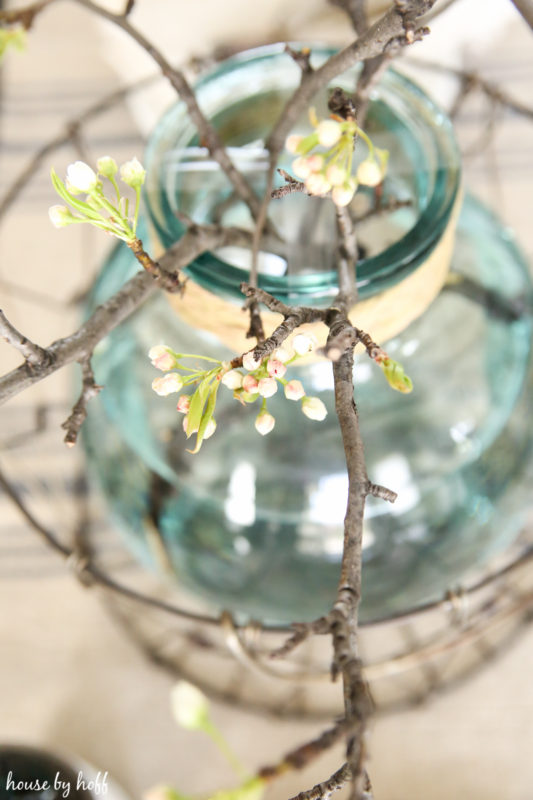 Blooming Spring Tablescape via House by Hoff