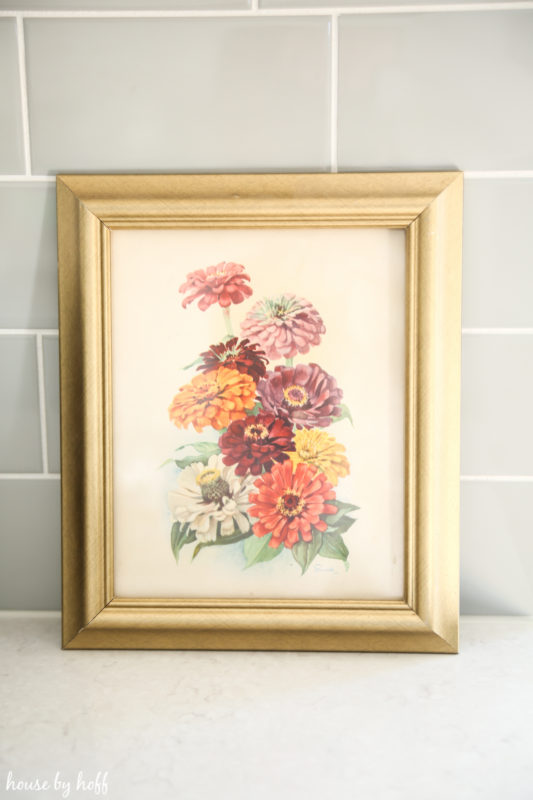 Vintage Floral Print Makeover via House by Hoff