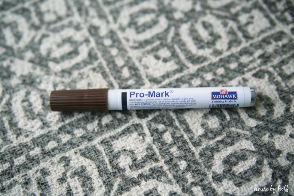 Pro Mark pen for scratches on the floor.