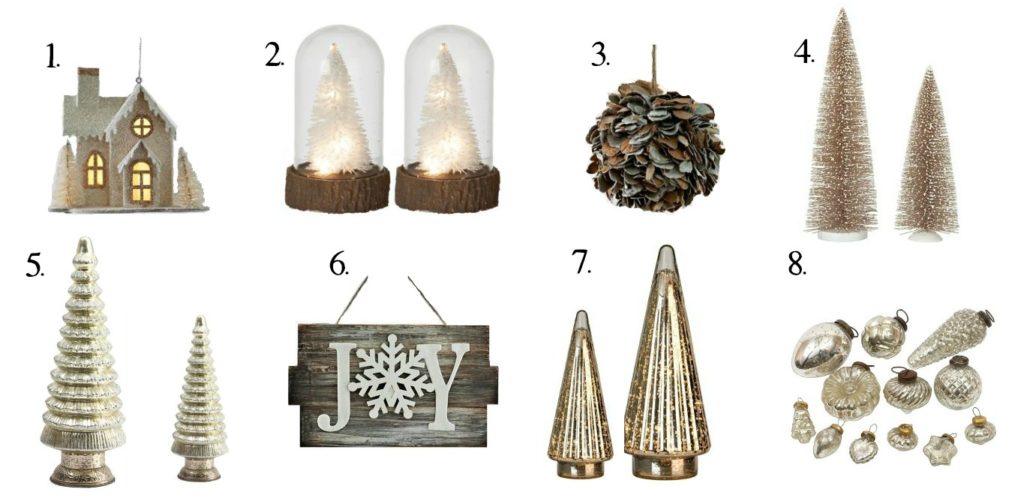 A numbered gift guide for the home.