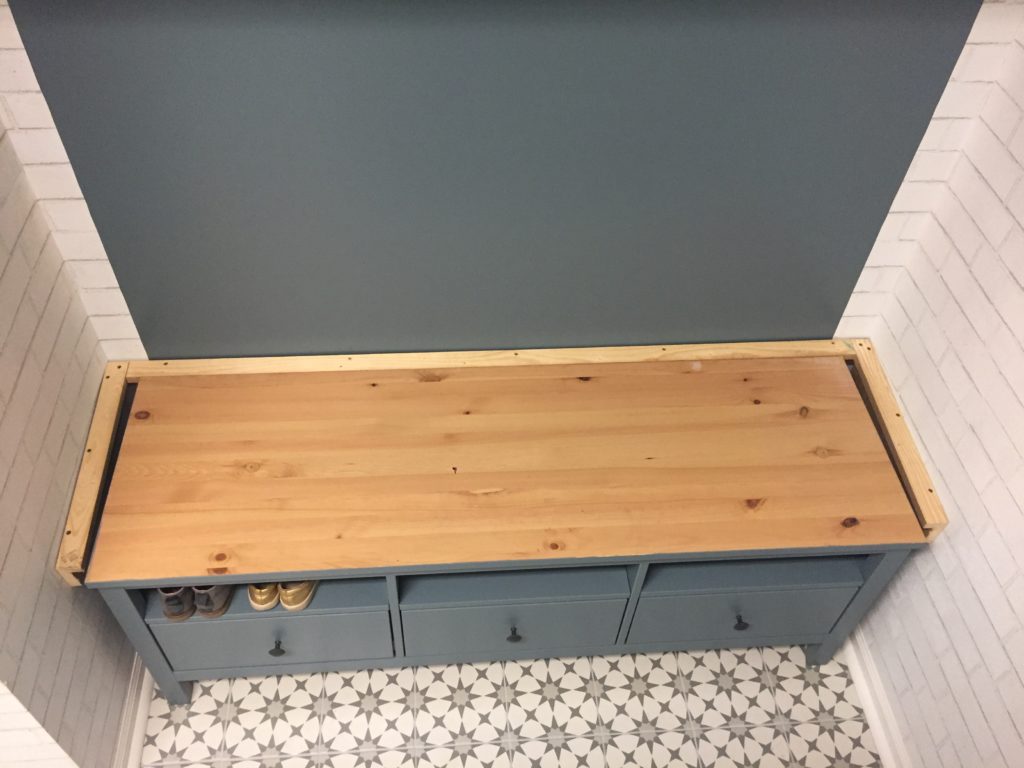 IKEA Hemnes Hack: DIY Mudroom Bench and Storage