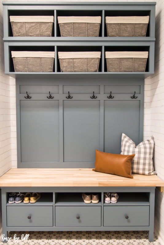 Ikea Hemnes Hack Diy Mudroom Bench And Storage House By Hoff